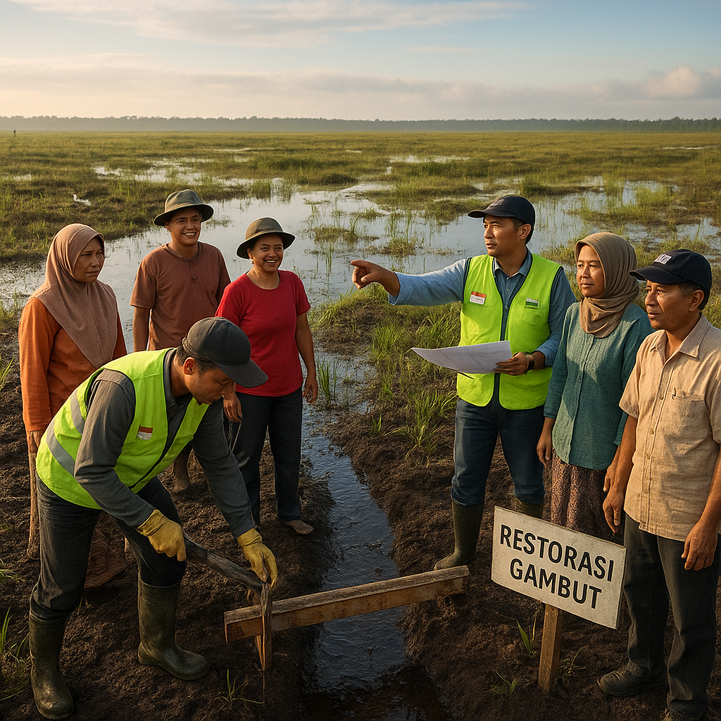 Restorasi Gambut Berskala Besar di Kalimantan Berhasil Tekan Emisi dan Pulihkan Biodiversitas