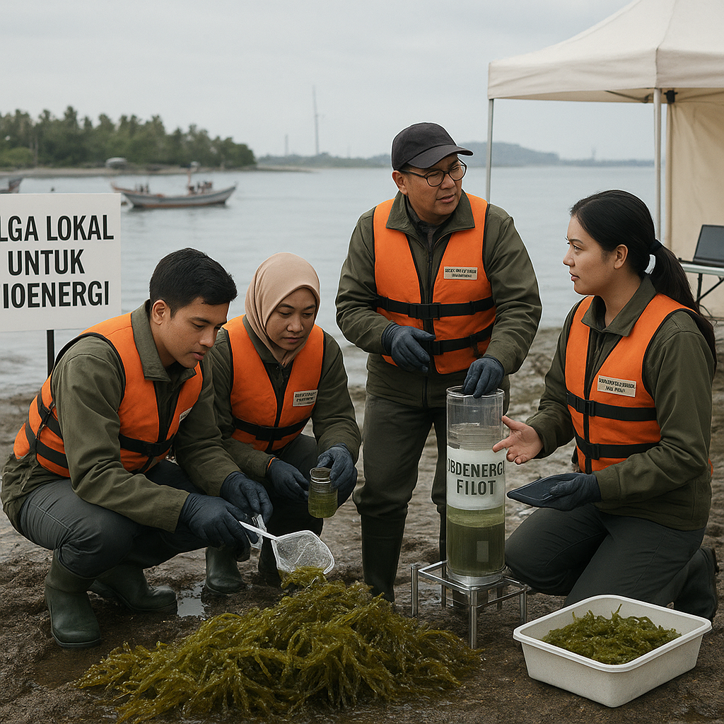 Alga Lokal untuk Bioenergi: Konsorsium Teliti Teknologi di Wilayah Pesisir