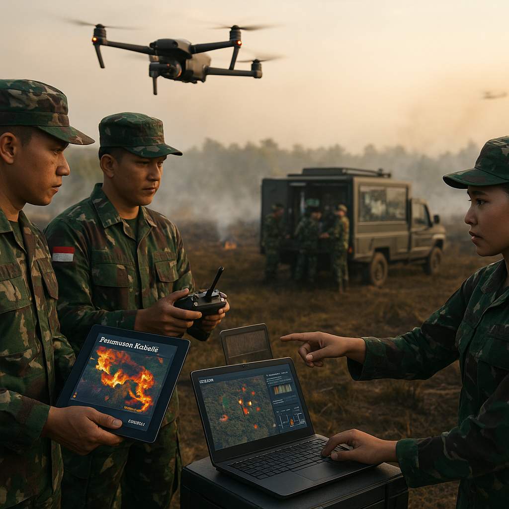 Integrasi TNI dalam Penanggulangan Karhutla: Sinergi Teknologi dan Sumber Daya Manusia
