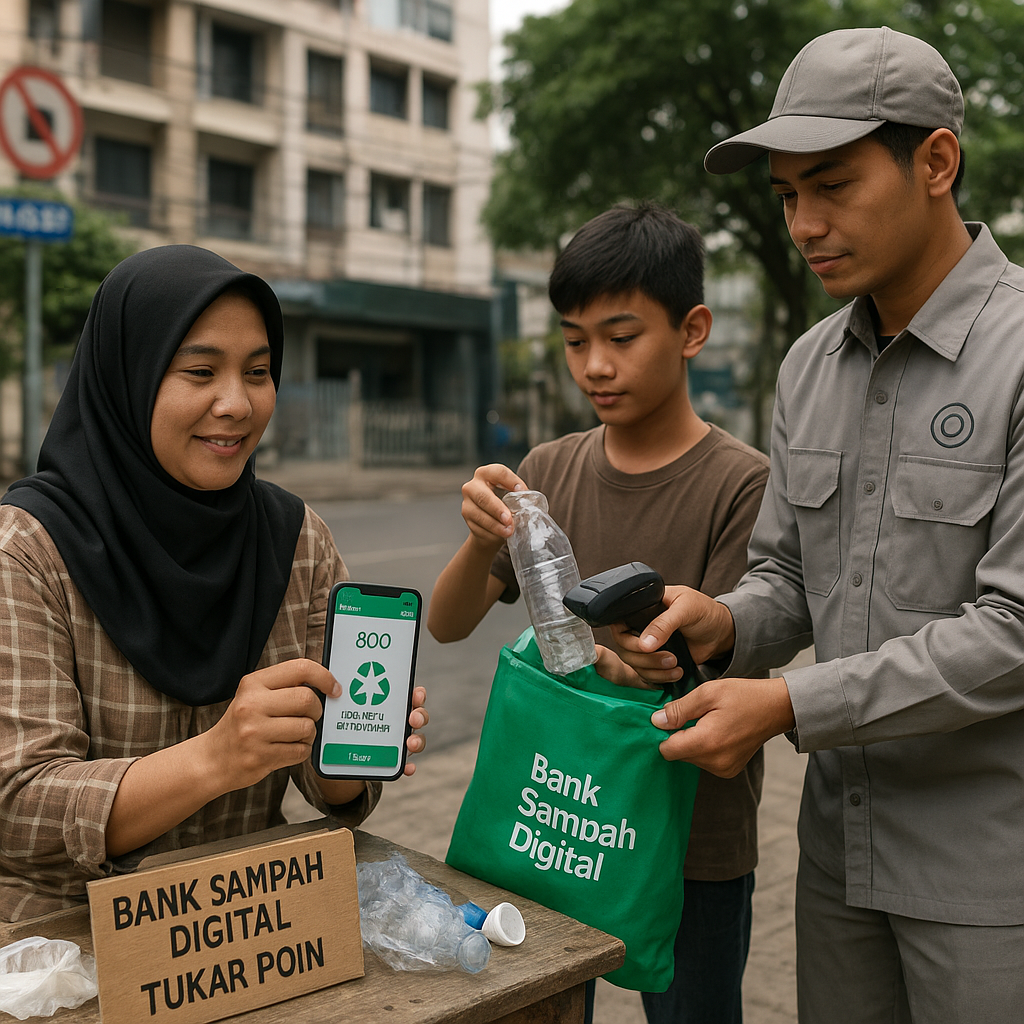 Bank Sampah Digital: Aplikasi Daur Ulang Tingkatkan Partisipasi Masyarakat Perkotaan