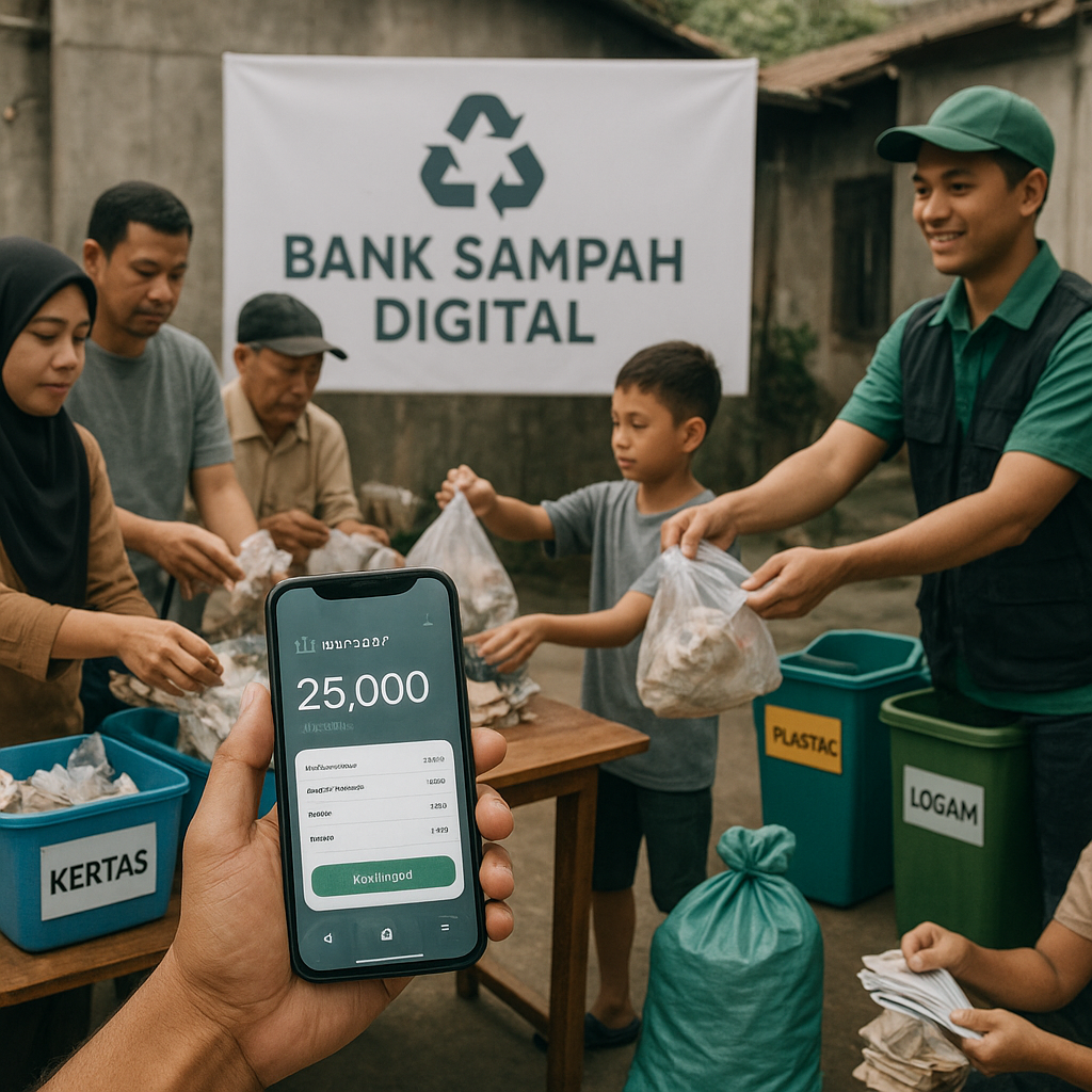 Program 'Bank Sampah Digital' Meningkatkan Efisiensi dan Partisipasi Pengelolaan Limbah