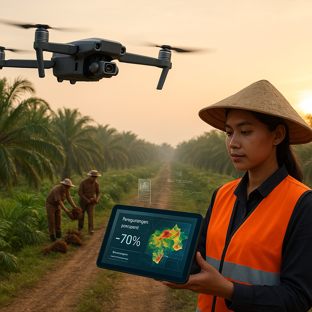 Drone AI untuk Pemetaan dan Pemantauan Serangan Hama Terpadu di Perkebunan Sawit Berkelanjutan