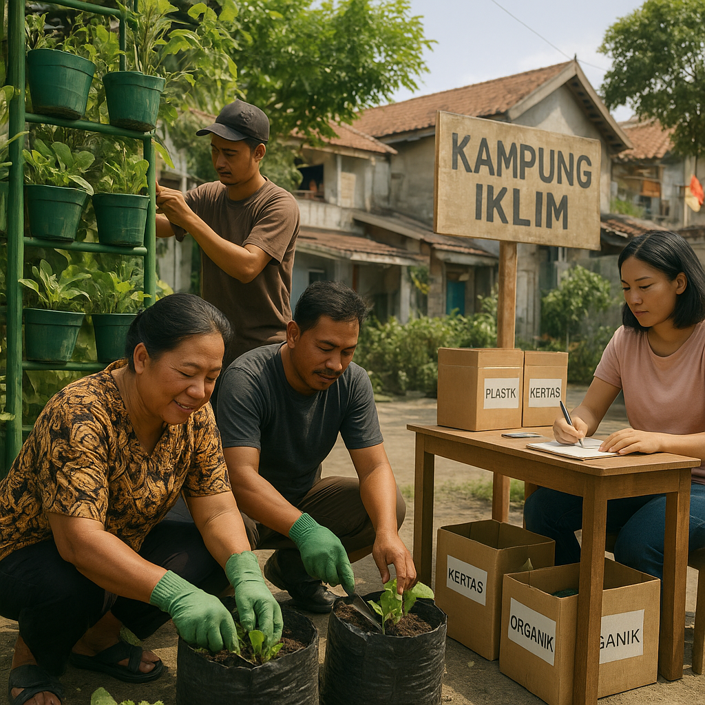 Inisiatif 'Kampung Iklim' di Surabaya: Warga Kembangkan Urban Farming dan Bank Sampah Mandiri