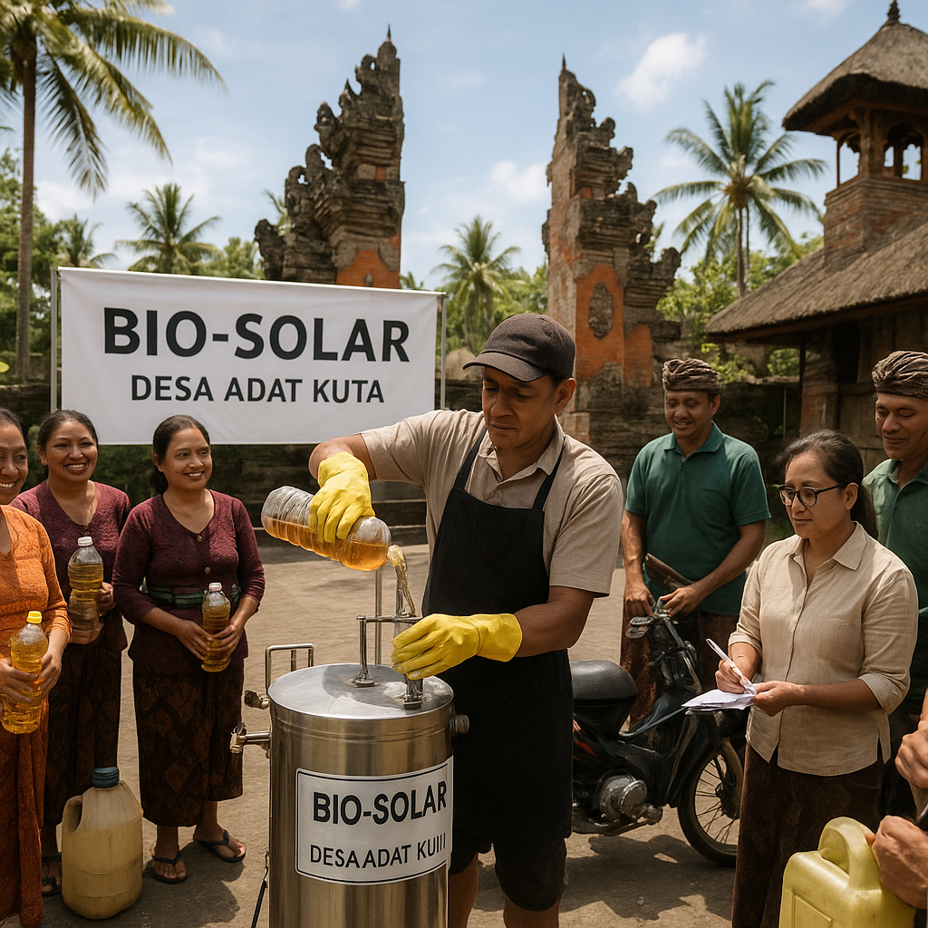 Bio-Solar: Desa di Bali Mengubah Minyak Jelantah menjadi Bahan Bakar Ramah Lingkungan