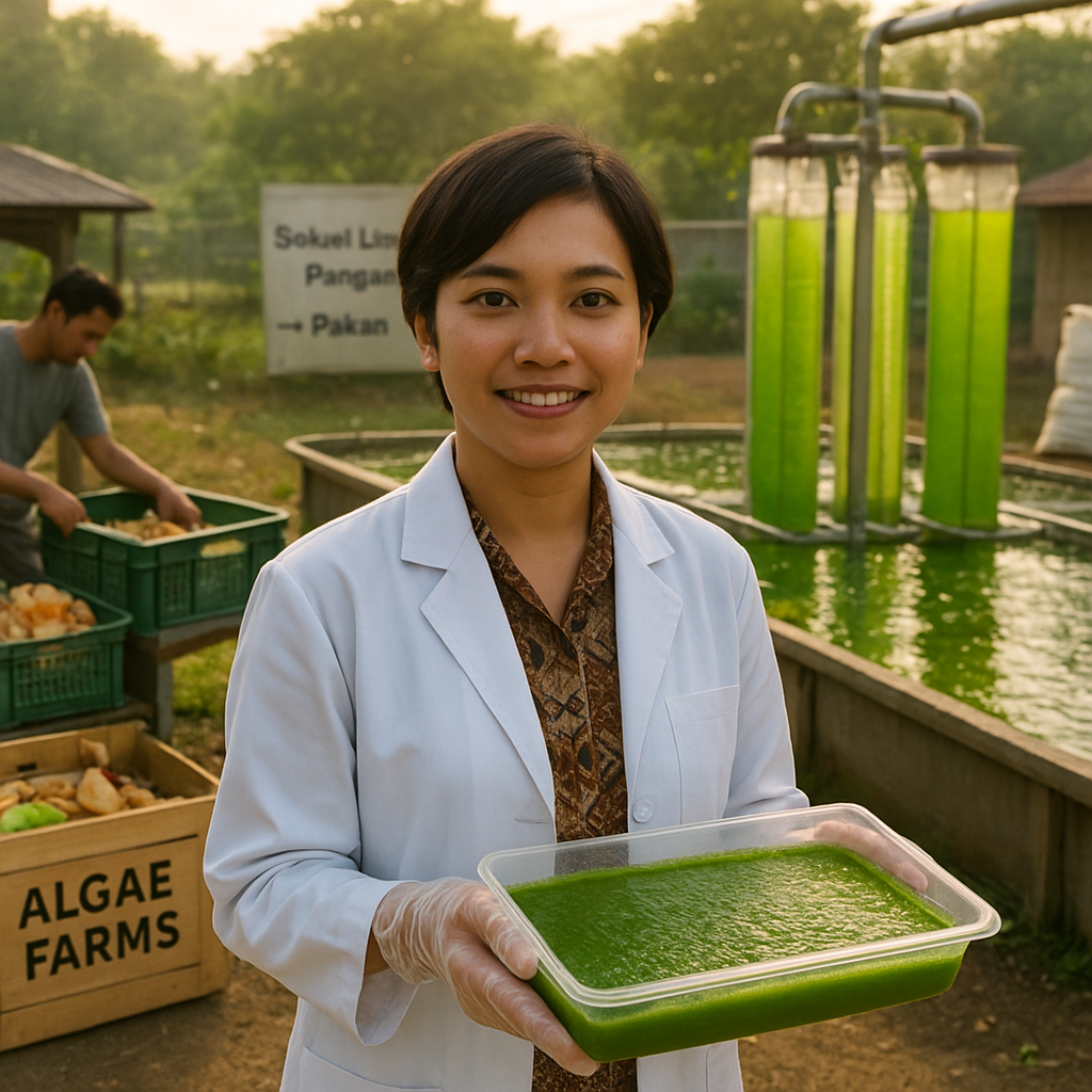 Algae Farms: Startup Indonesia Ubah Limbah Pangan Jadi Pakan dengan Mikroalga
