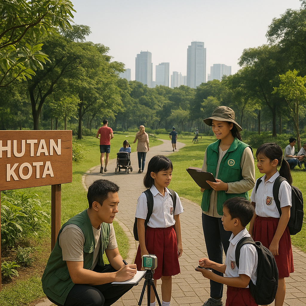 Program 'Hutan Kota' di Jakarta Memadukan Rekreasi dengan Pendidikan Lingkungan dan Penyerapan Polusi