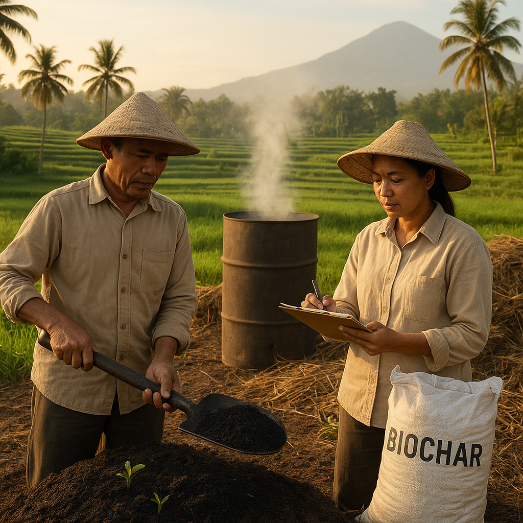 Biochar dari Limbah Pertanian: Solusi Bali untuk Kesehatan Tanah dan Iklim