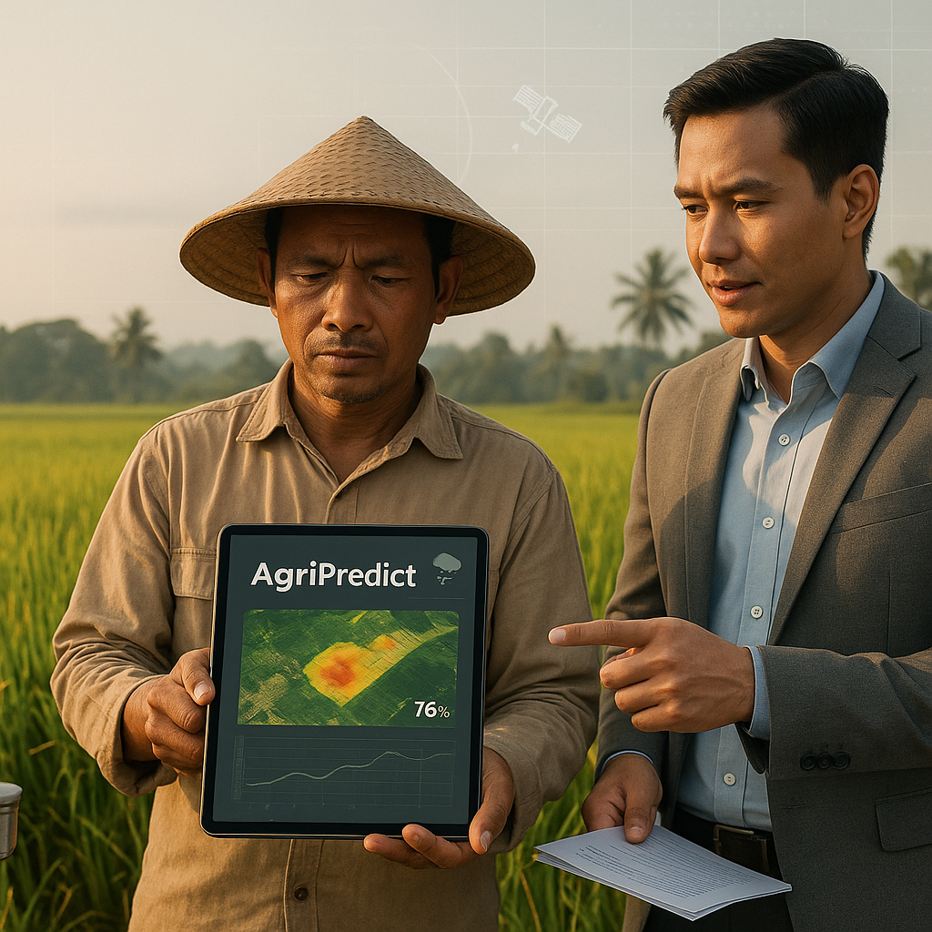 Platform 'AgriPredict' Prediksi Dini Gagal Panen menggunakan Data Satelit dan Cuaca untuk Asuransi Pertanian