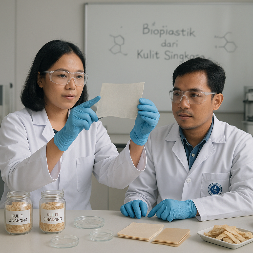 Peneliti ITB Kembangkan Bioplastik dari Limbah Kulit Singkong yang Mudah Terurai