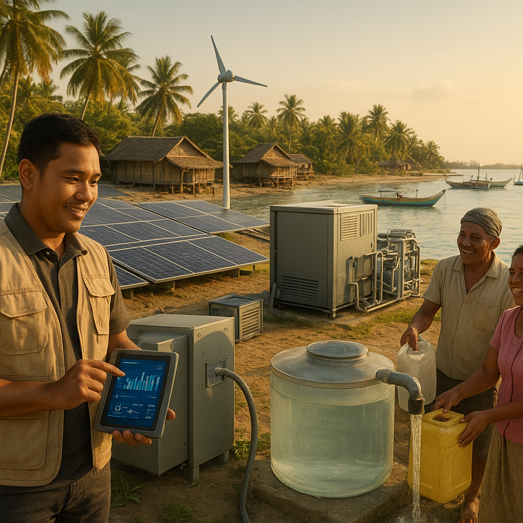 Sistem 'Smart Microgrid' Berbasis Energi Terbarukan untuk Pulau-Pulau Kecil yang Mandiri Energi dan Air Tawar