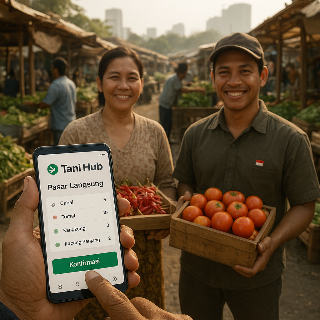 Platform Digital 'Tani Hub' untuk Petani: Akses Pasar Langsung dan Kurangi Food Loss