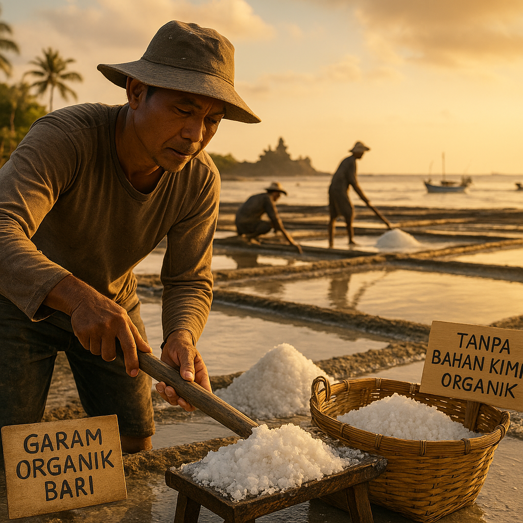 Inovasi Garam Organik Bari, Solusi Ketahanan Pangan dari Pantai Bali