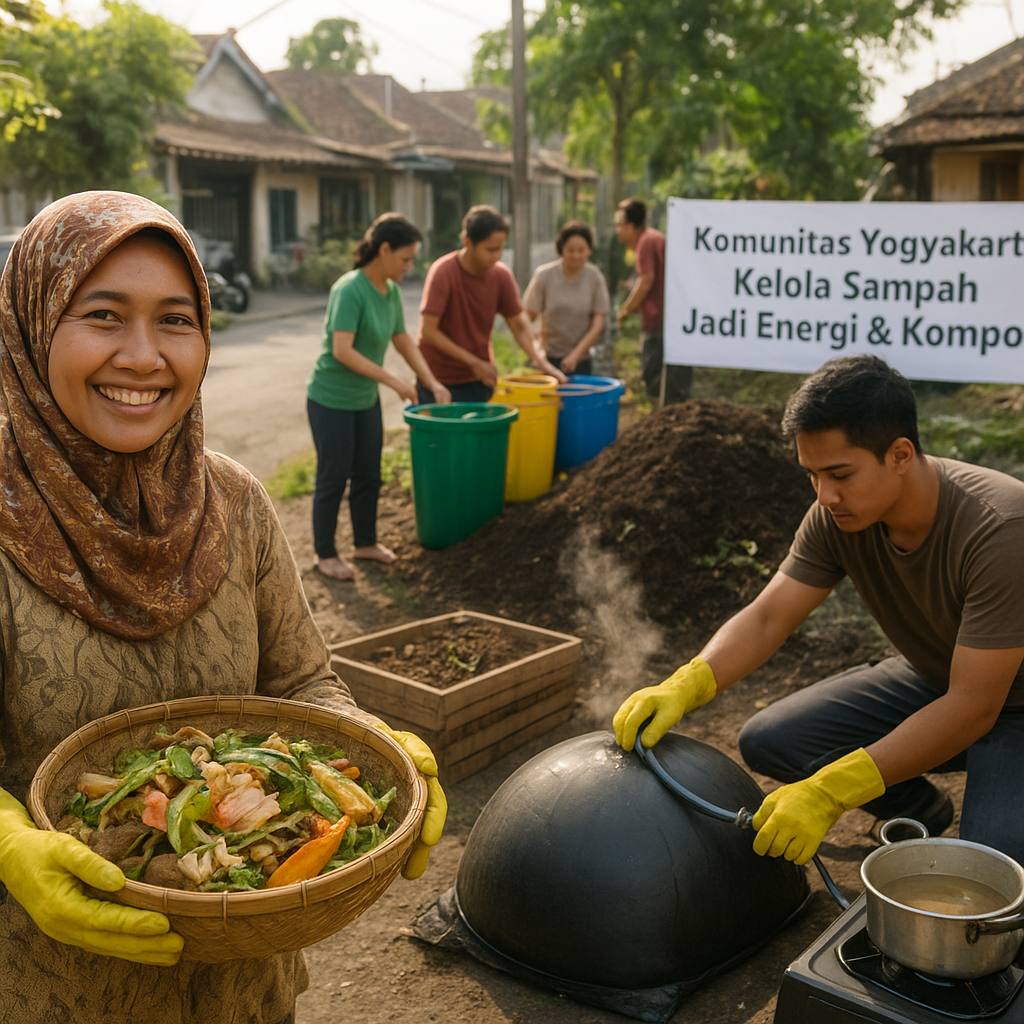 Komunitas di Yogyakarta Sukses Kelola Sampah jadi Sumber Energi & Kompos