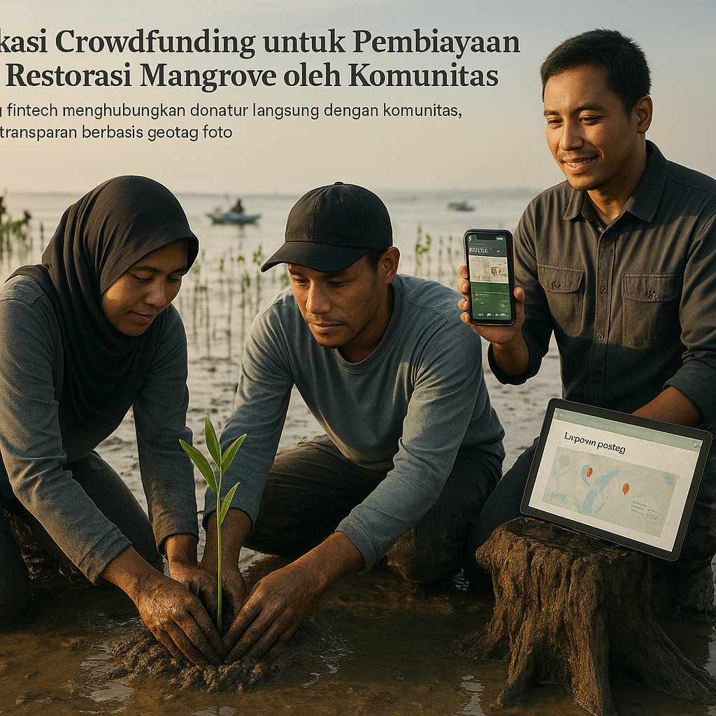 Aplikasi Crowdfunding untuk Pembiayaan Aksi Restorasi Mangrove oleh Komunitas