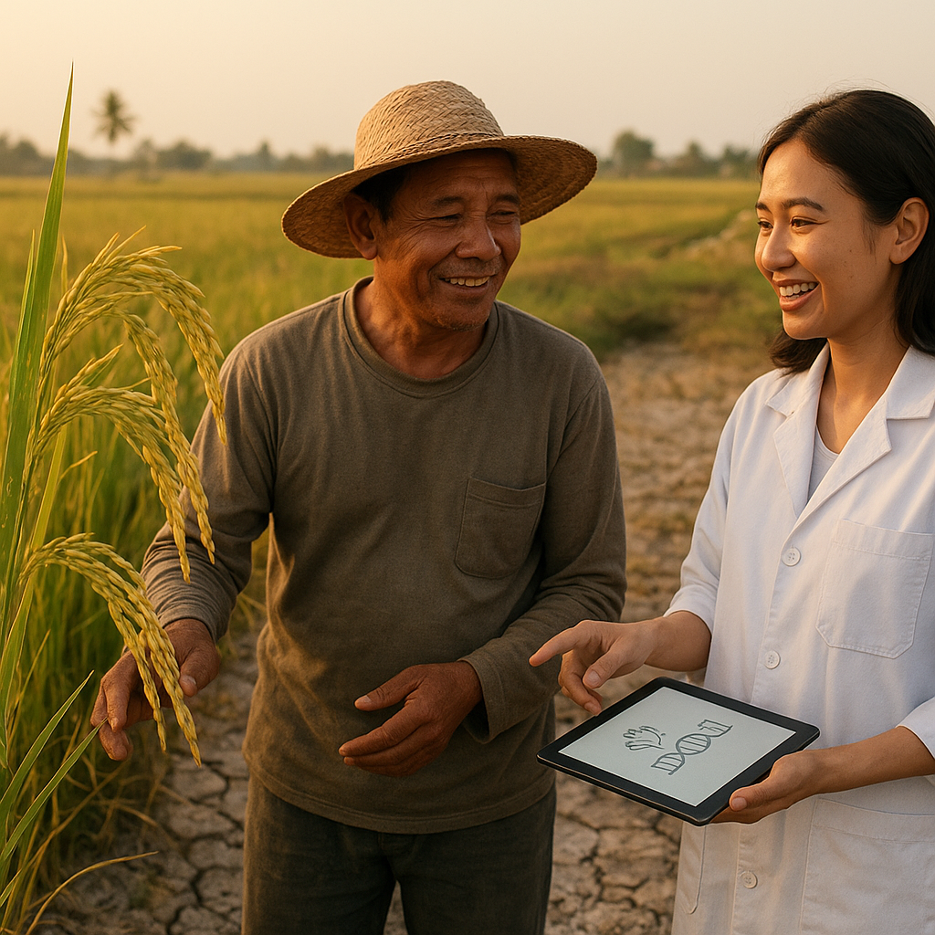 Rekayasa Genetik Padi Tahan Kekeringan dan Salinitas untuk Lahan Marjinal