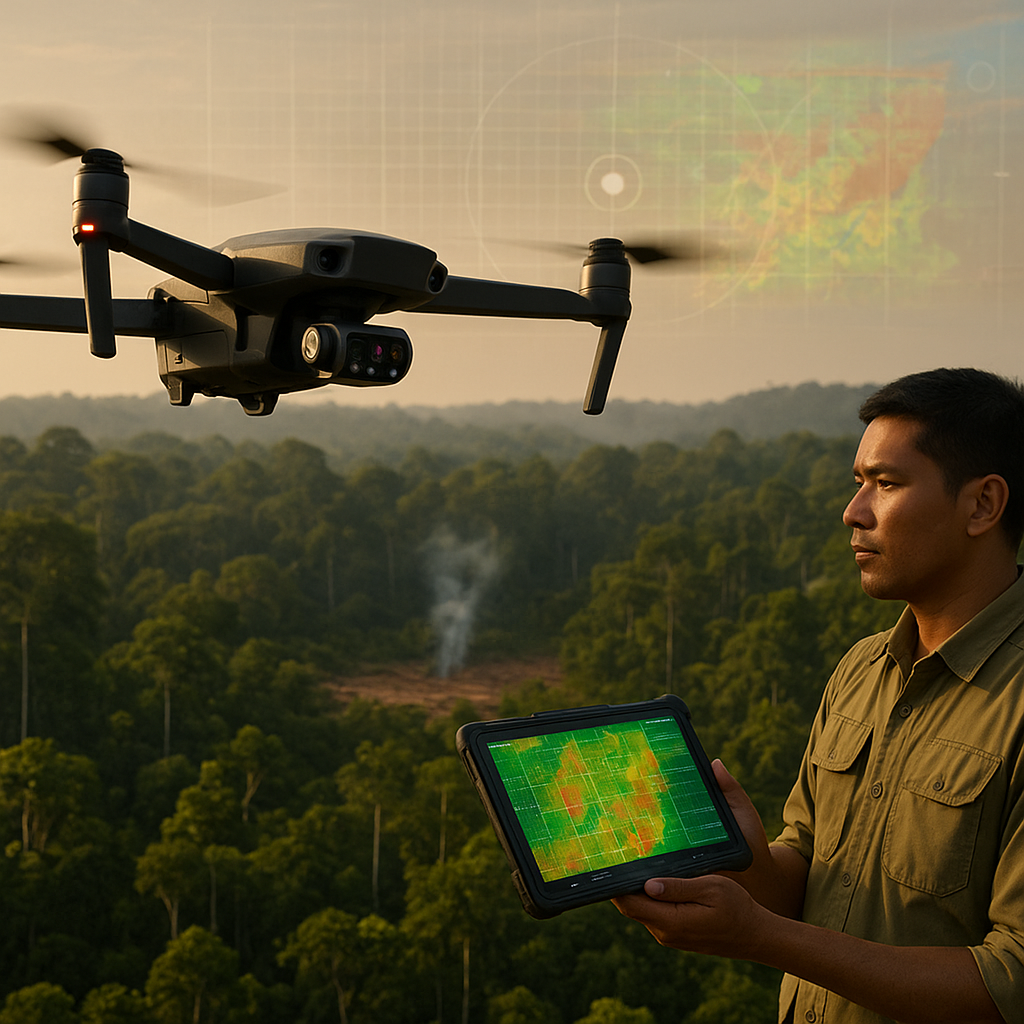 Teknologi Drone untuk Pemetaan dan Monitoring kesehatan Hutan