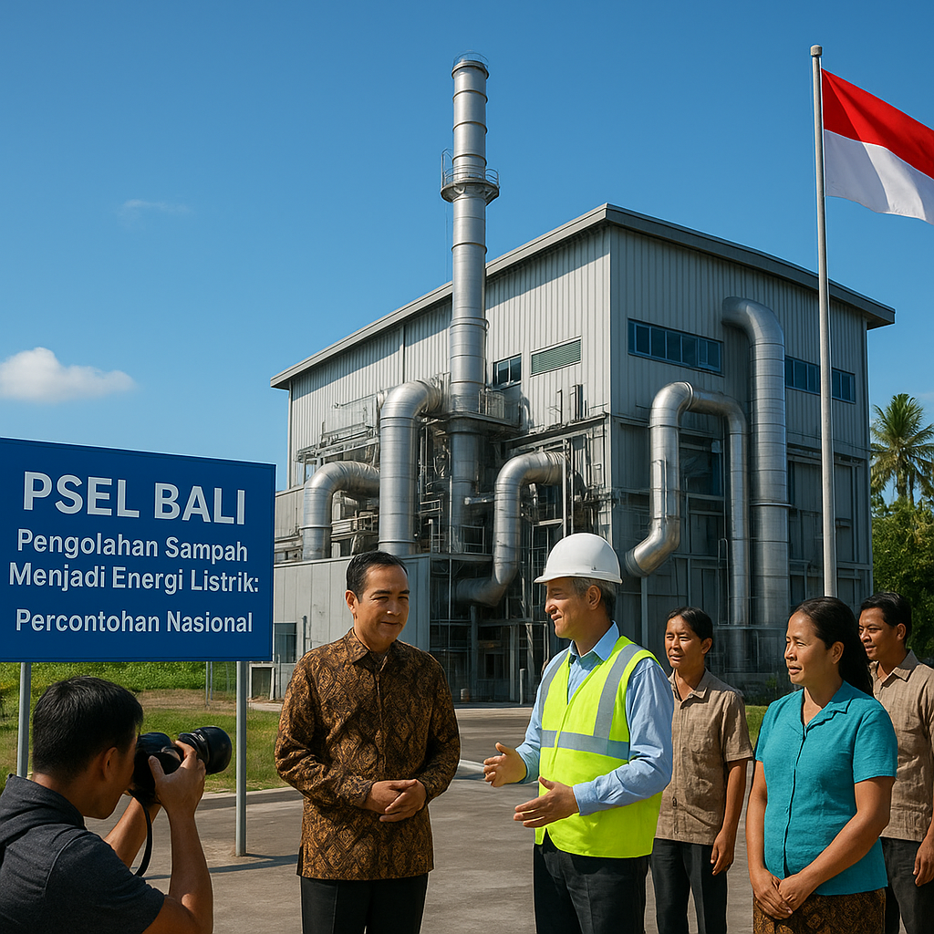 Bali Jadi Percontohan Pertama Pembangunan Fasilitas PSEL (Waste to Energy) di Indonesia