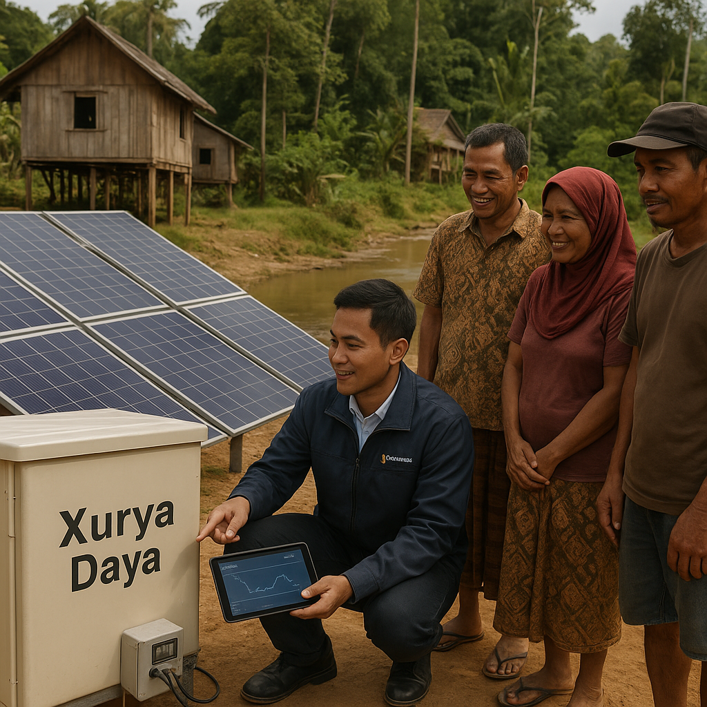 Startup Asal Bandung Kembangkan 'Mikrogrid' Tenaga Surya untuk Desa Terpencil di Kalimantan