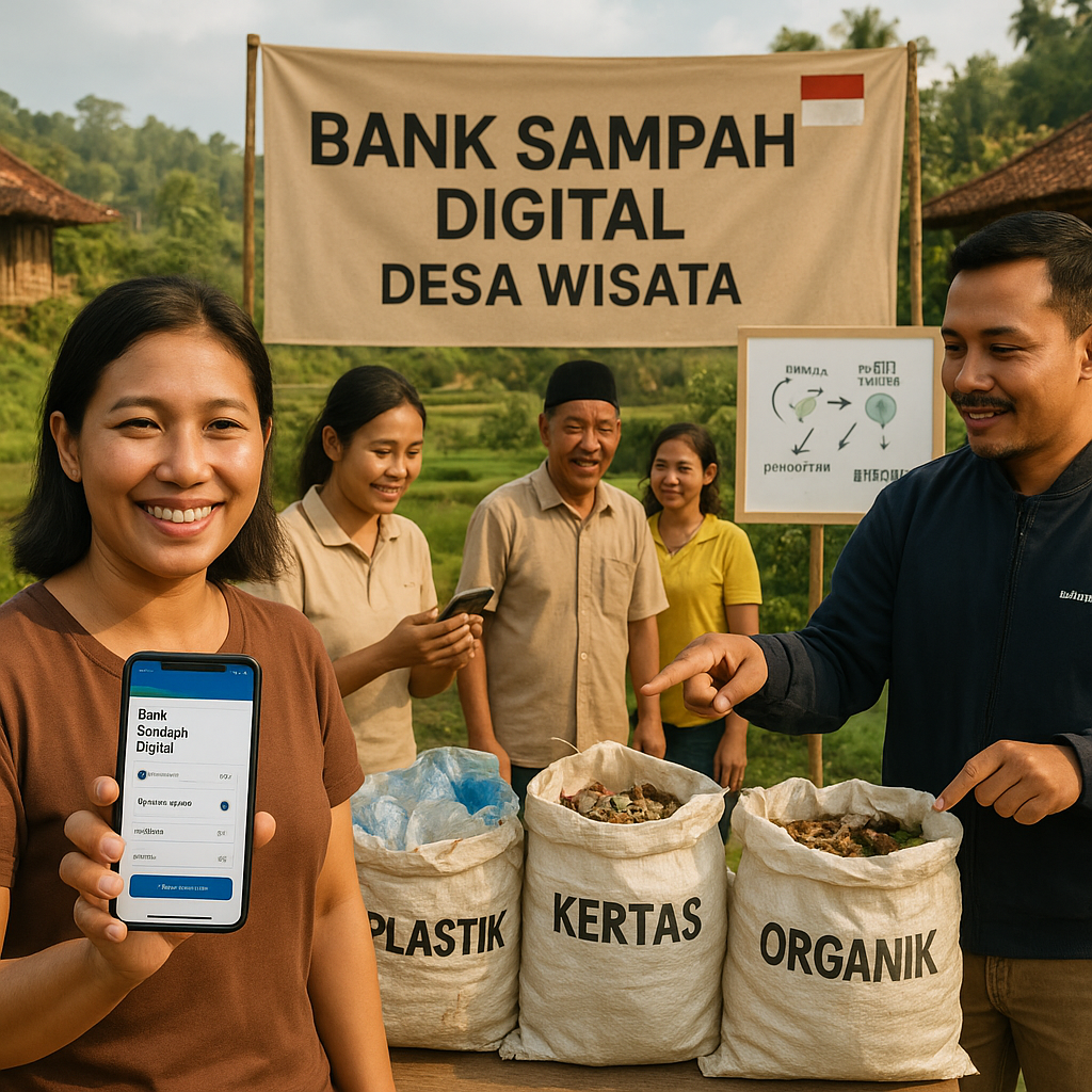 Program 'Bank Sampah Digital' Kemenparekraf Dorong Ekonomi Sirkular di Desa Wisata