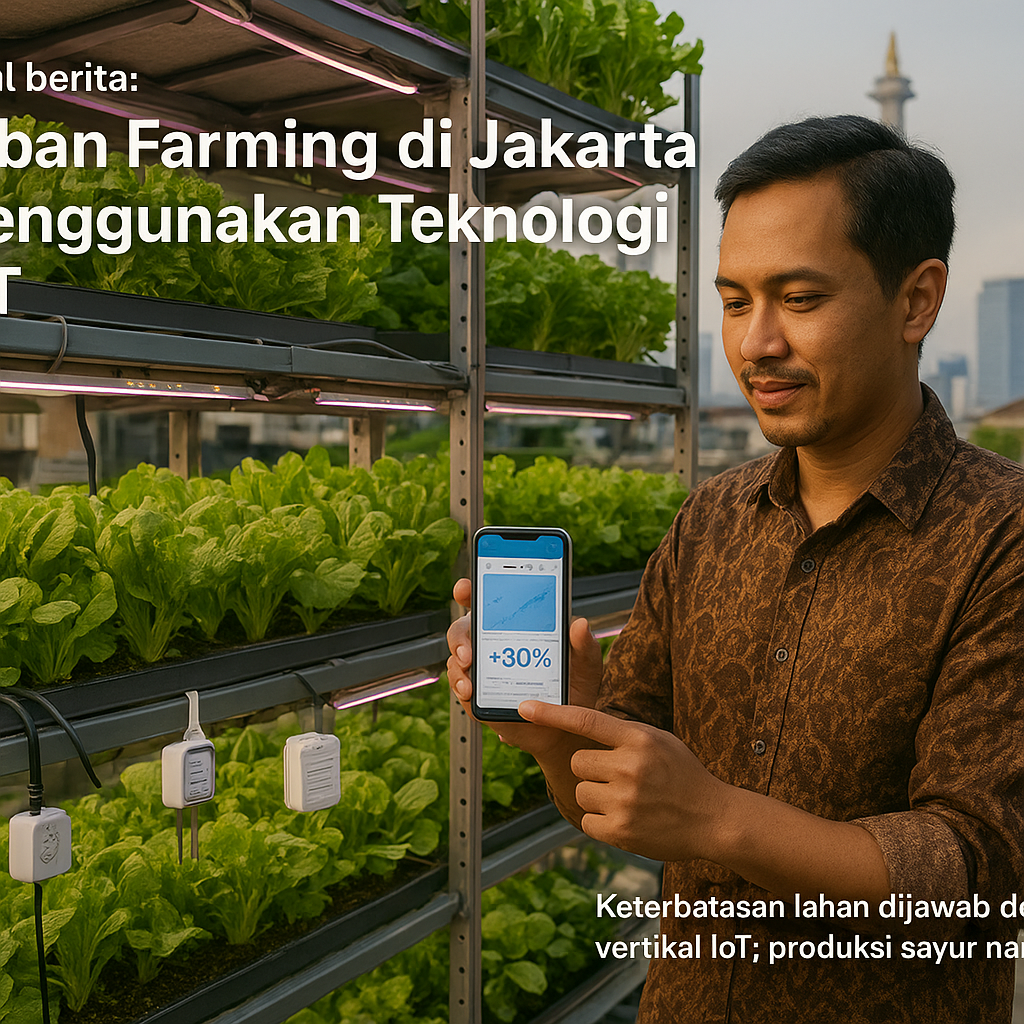 Urban Farming di Jakarta Menggunakan Teknologi IoT