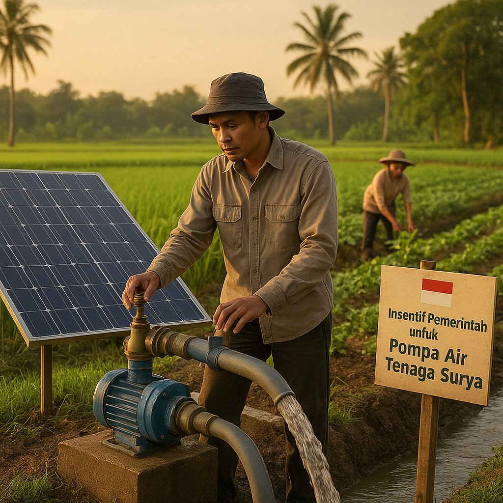 Kebijakan Insentif untuk Energi Surya di Sektor Pertanian: Mendorong Penggunaan Pompa Air Tenaga Solar