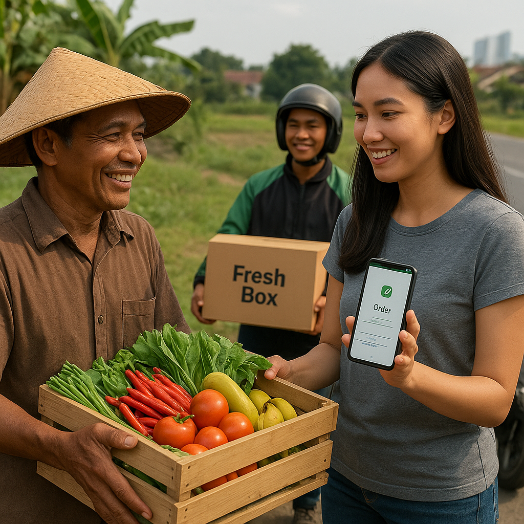 Platform Digital untuk Koneksi Petani Langsung dengan Konsumen: Mengurangi Waste dan Meningkatkan Nilai
