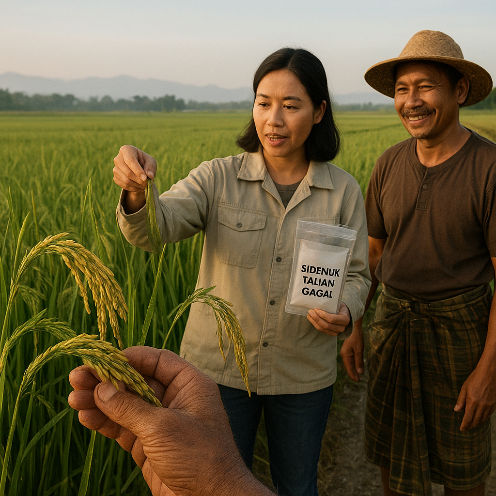 Varietas Padi 'Sidenuk Tahan Gagal' Hasilkan Beras Rendah Emisi dan Tahan Kekeringan