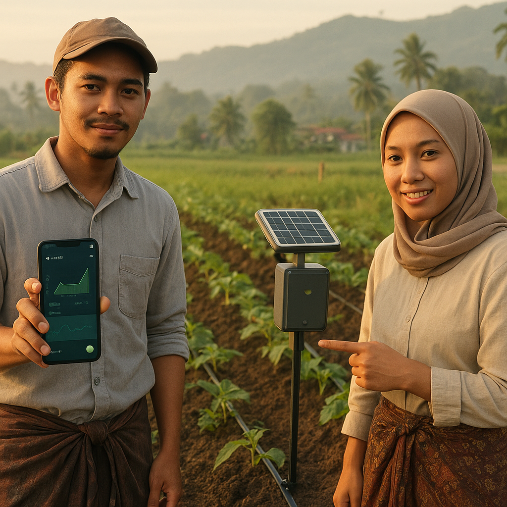 Petani Milenial Banyuwangi Tingkatkan Hasil dengan Teknologi Irigasi Tetes Otomatis