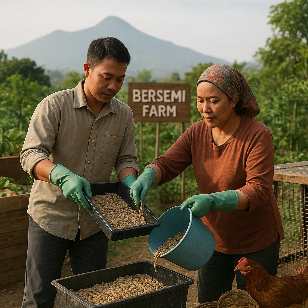 Bersemi Farm: Inovasi Sirkular Sulap Sampah Organik Jadi Sumber Pangan di Bandung