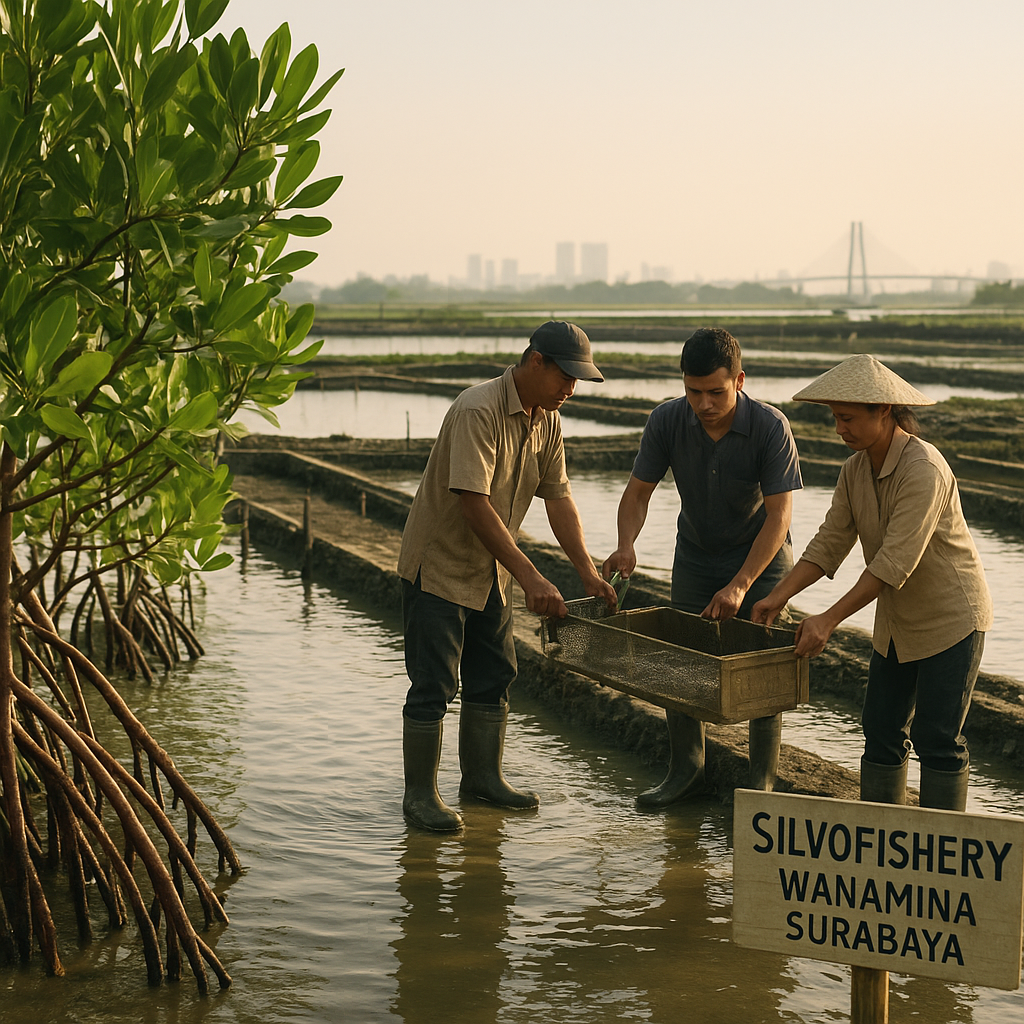 Surabaya Kembangkan Silvofishery, Integrasi Mangrove dan Tambak untuk Hasil Laut Berkelanjutan