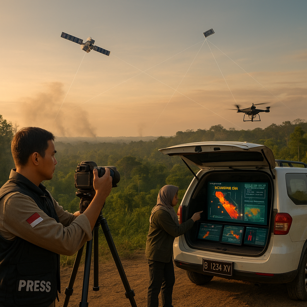 Sistem Peringatan Dini Kebakaran Hutan Berbasis AI dan Satelit Nano
