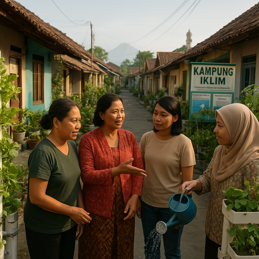 Kampung Iklim di Yogyakarta Wujudkan Ketahanan Pangan Mandiri dengan Pertanian Vertikal