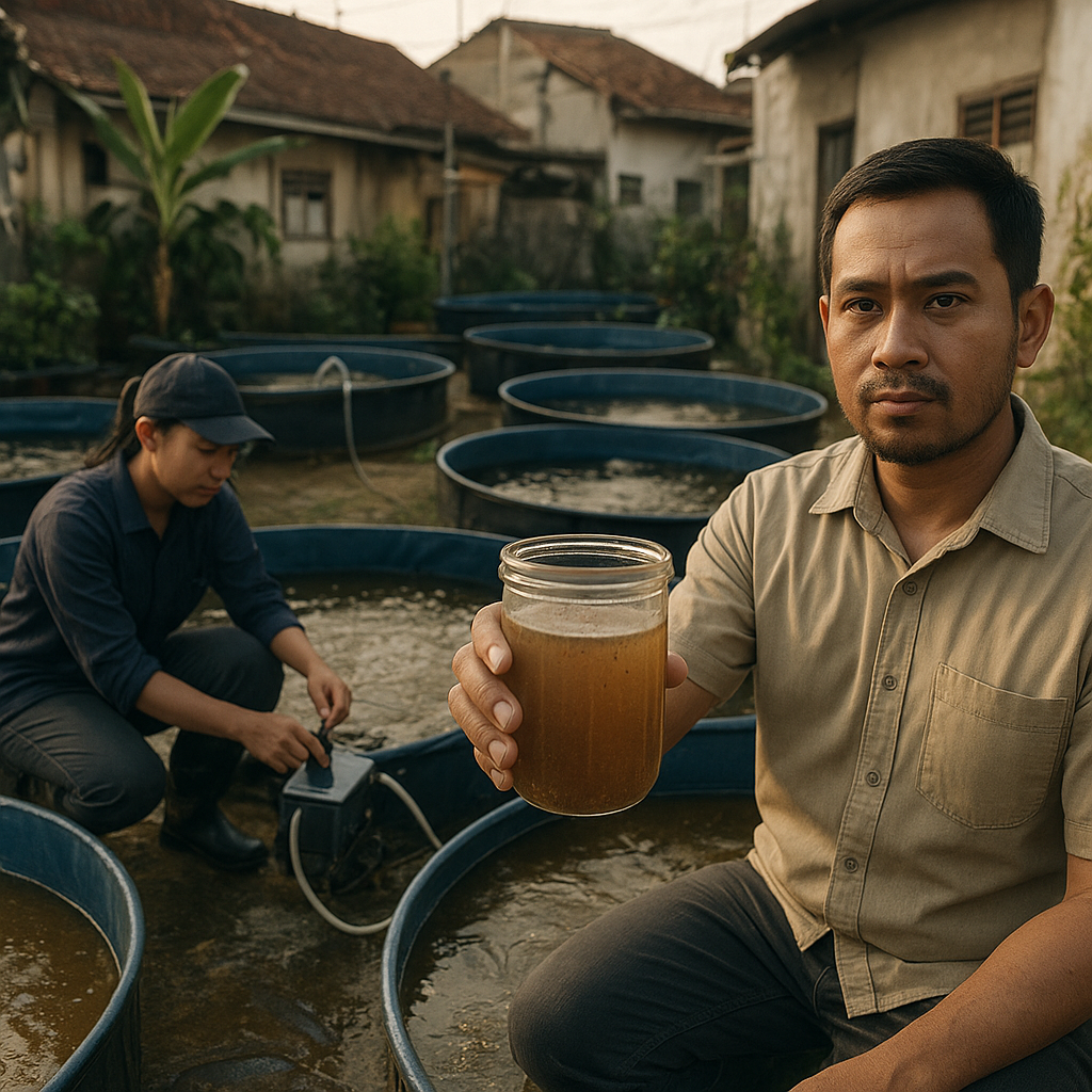 Pemanfaatan Bioflok dalam Budidaya Ikan: Teknologi Minim Air dan Limbah untuk Lahan Sempit