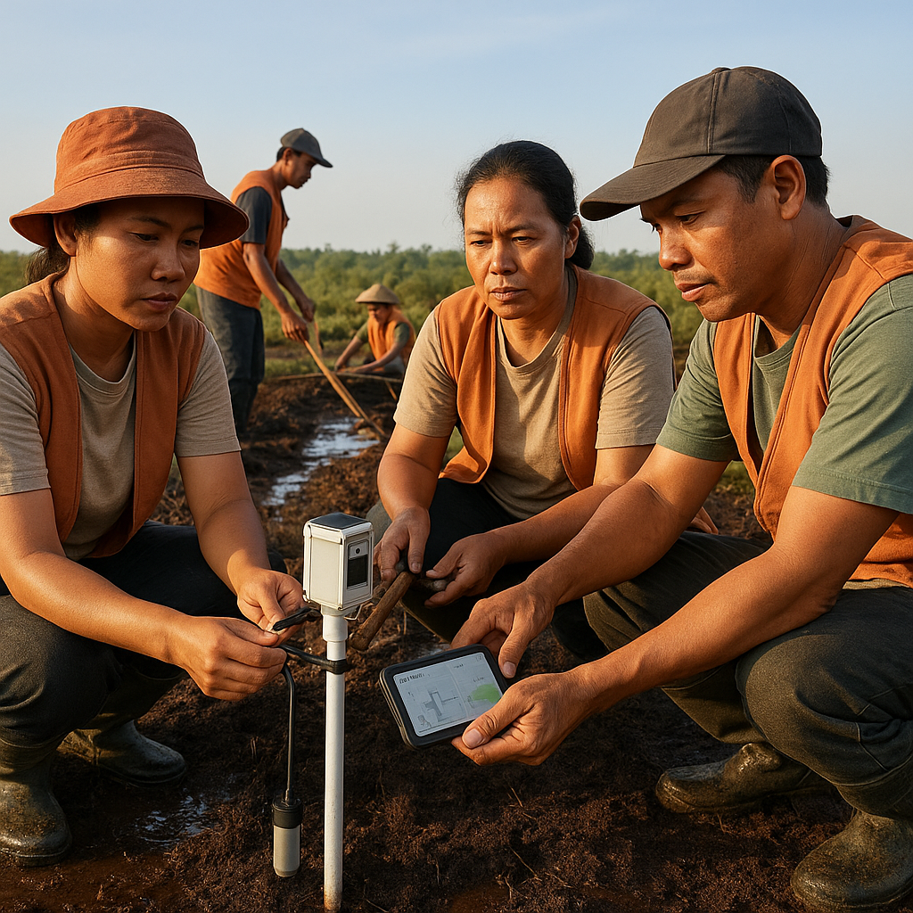 Restorasi Lahan Gambut Riau dengan Teknologi Sensor dan Pembasahan Berbasis Komunitas