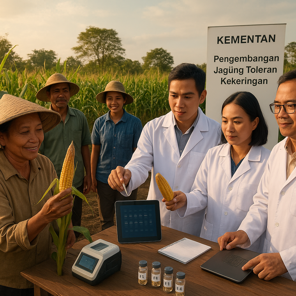 Pengembangan Jagung Toleran Kekeringan oleh Kementan dan Peneliti untuk Antisipasi El Niño