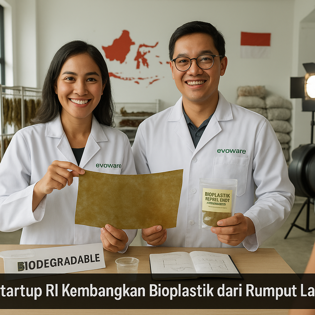 Startup RI Kembangkan Bioplastik dari Rumput Laut, Ramah Lingkungan dan Cepat Terurai