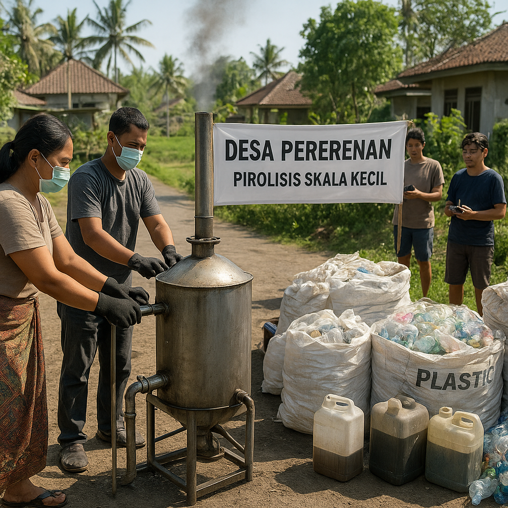 Komunitas di Bali Sukses Kelola Sampah Plastik Jadi Bahan Bakar Alternatif