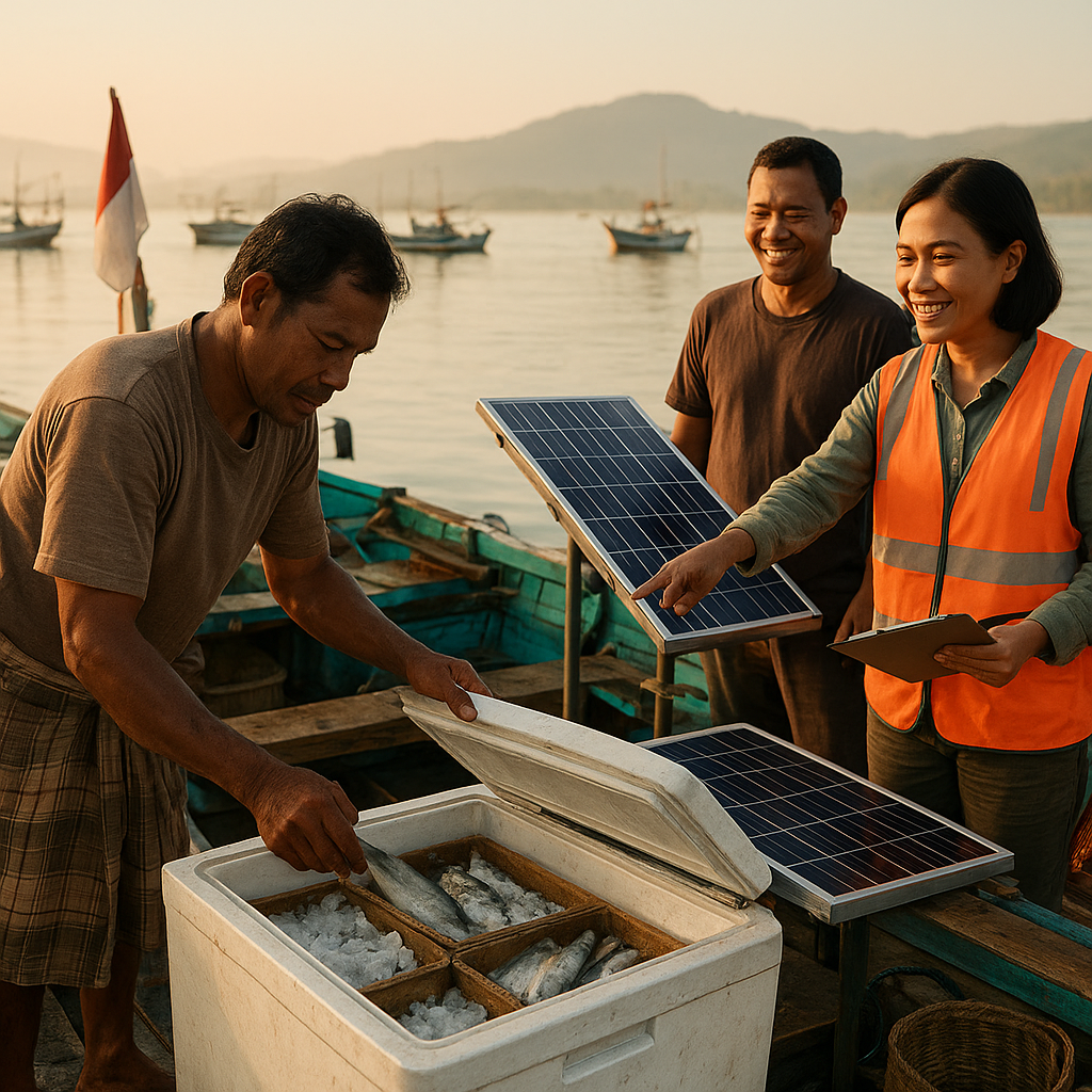 Nelayan Banyuwangi Adopsi Panel Surya untuk Cold Storage Kapal, Tekan Emisi dan Biaya Operasional