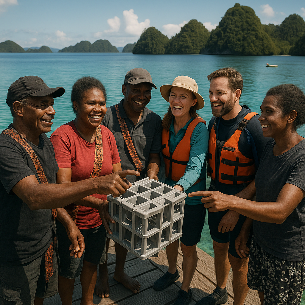 Restorasi Terumbu Karang dengan Teknologi 'Reef Star' di Raja Ampat Libatkan Masyarakat Adat dan Pariwisata