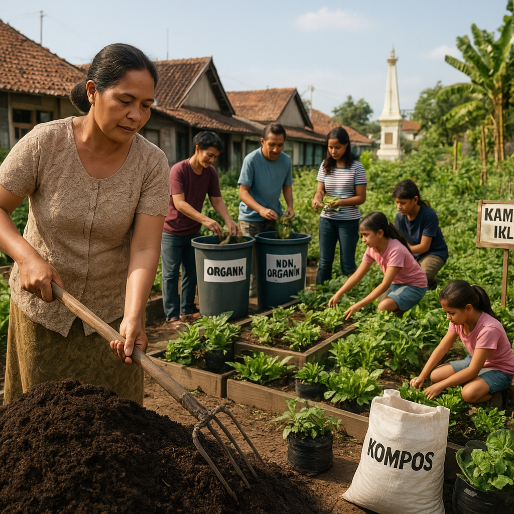 Kampung Iklim di Yogyakarta Sukses Kurangi Sampah dan Tingkatkan Ketahanan Pangan