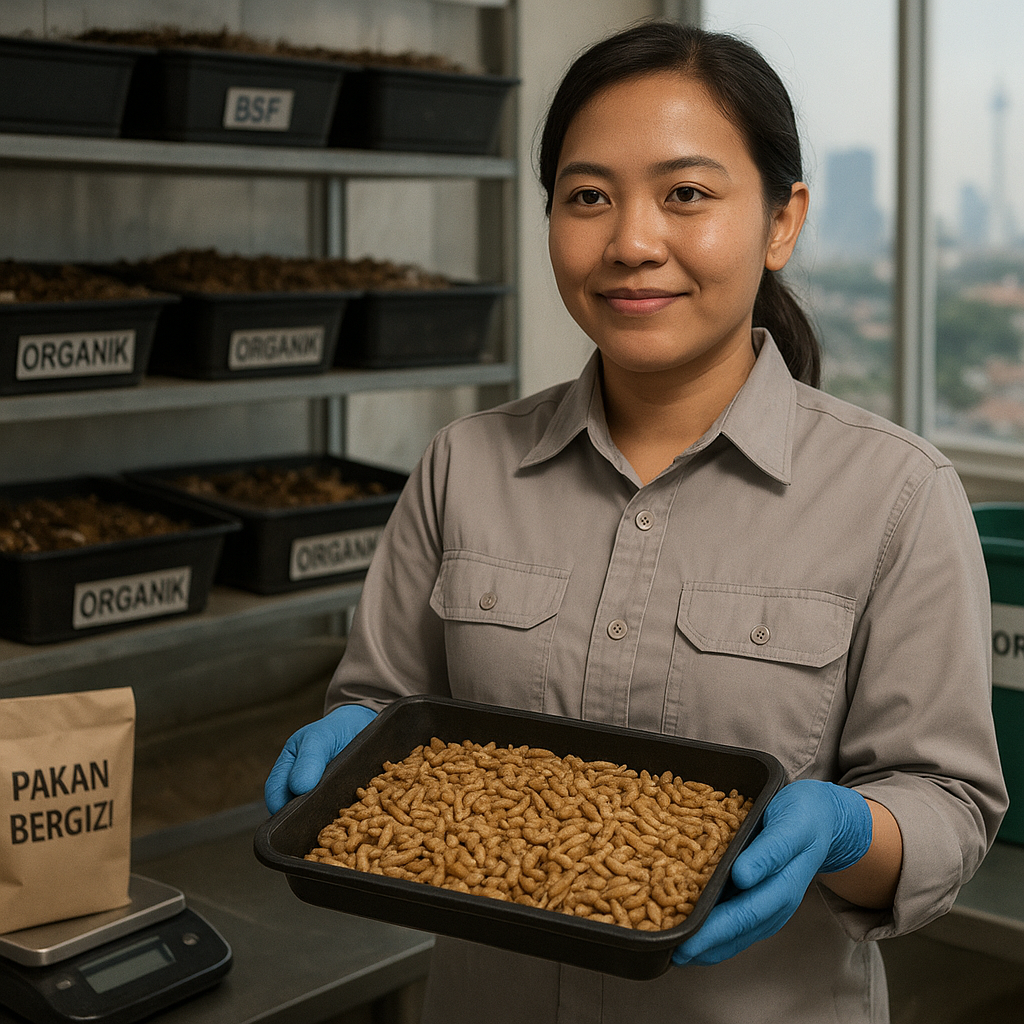 Inovasi BSF (Black Soldier Fly) oleh Startup di Jakarta Ubah Sampah Organik Jadi Pakan Hewan Bergizi