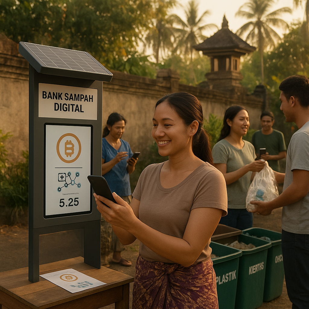 Komunitas di Bali Kembangkan Sistem Bank Sampah Digital dengan Insentif Token Kripto