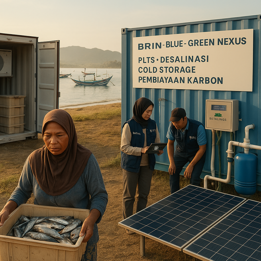 BRIN Rancang Model Blue-Green Nexus: Integrasi PLTS, Desalinasi, dan Pembiayaan Karbon di Lombok