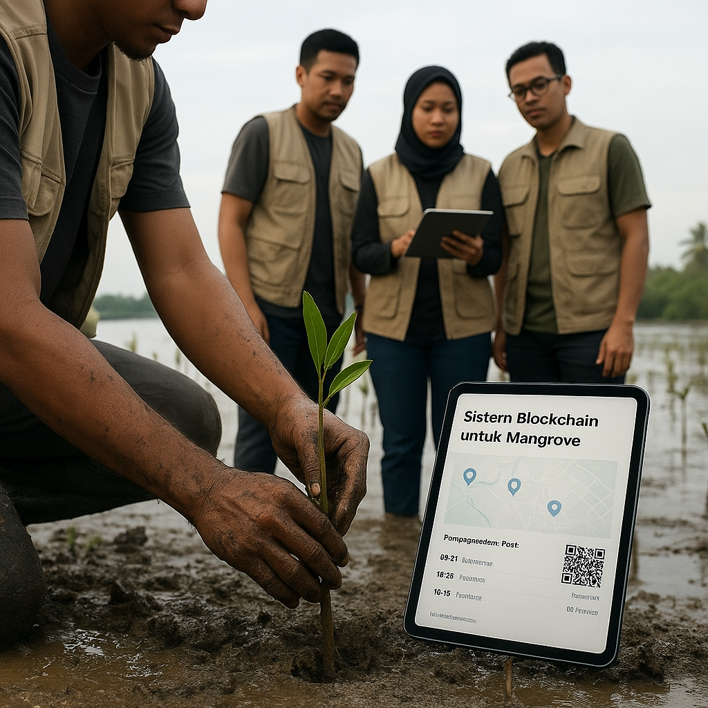 Startup Indonesia Rintis Sistem 'Blockchain for Mangrove' untuk Transparansi Reforestasi