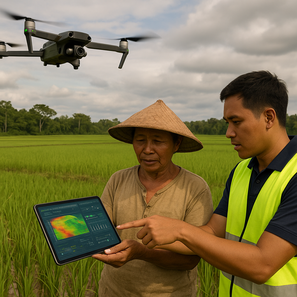 AI dan Drone Mendorong Prediksi Panen yang Lebih Akurat di Kalimantan