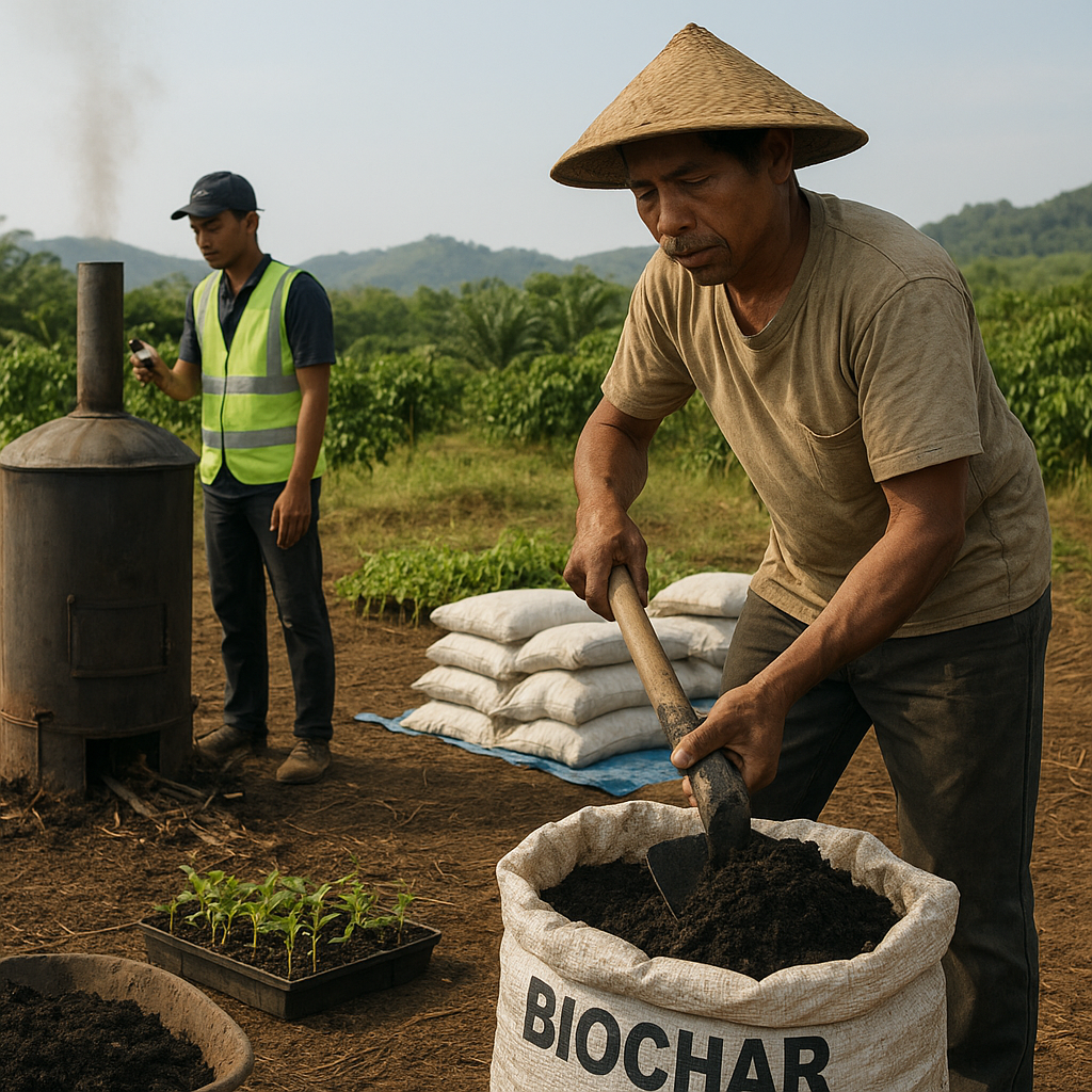 Biochar dari Limbah Perkebunan: Solusi Tingkatkan Kesuburan Tanah dan Serap Karbon