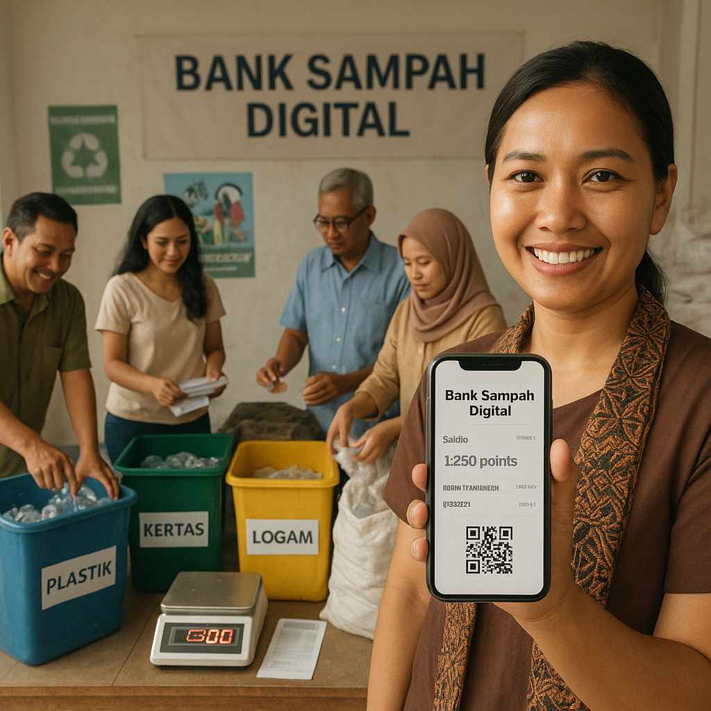 Bank Sampah Digital: Tingkatkan Efisiensi Pengelolaan Limbah dan Nilai Ekonomi di Tingkat Komunitas