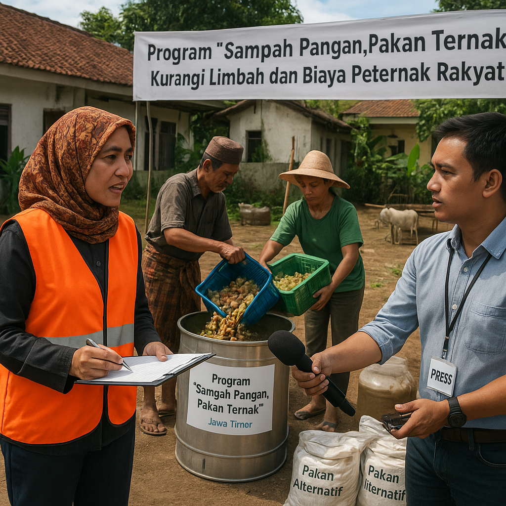 Program 'Sampah Pangan, Pakan Ternak' Kurangi Limbah dan Biaya Peternak Rakyat
