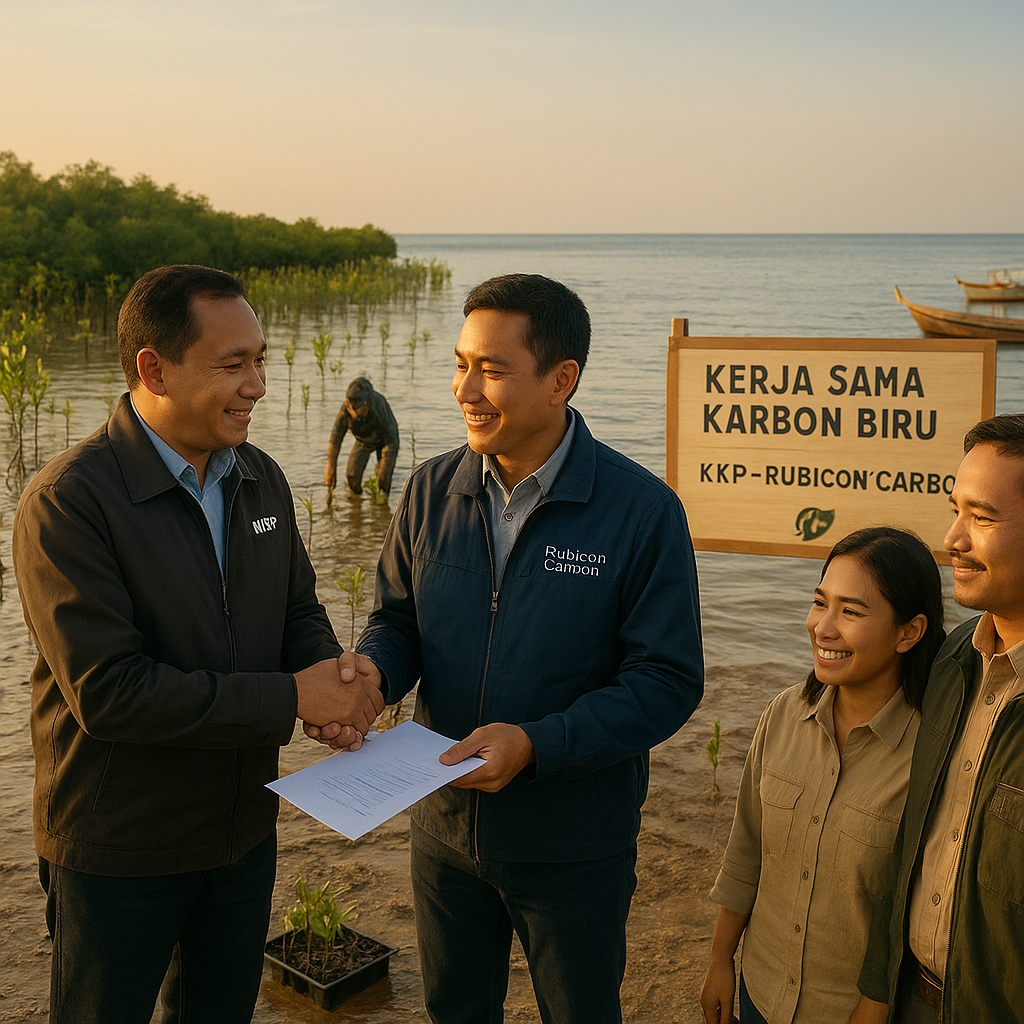 KKP Jajaki Kerja Sama Karbon Biru dengan Rubicon Carbon untuk Restorasi Mangrove dan Ekonomi Pesisir