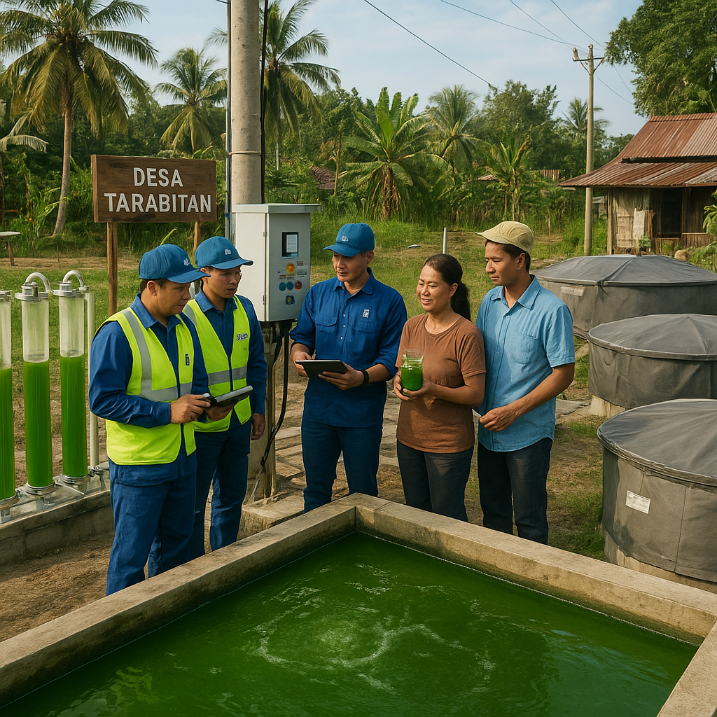 PLN UID Suluttenggo Dorong Electrifying Agriculture dengan Budidaya Spirulina